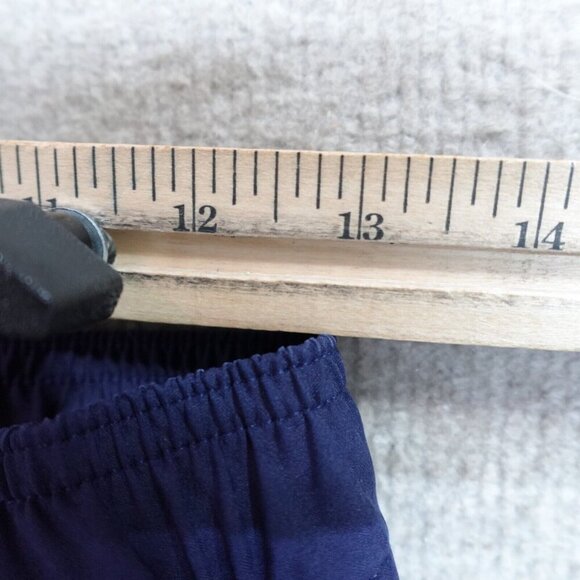 Legends Shorts Small Blue Solid Drawstring Unlined 6" in Perforated - Picture 8 of 14